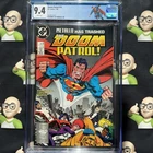 Doom Patrol 10~CGC 9.4~Custom SUPERMAN Label~🔥HIGHEST GRADE🔥TOP POP🔥