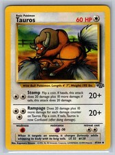 Tauros 47/64 Uncommon Jungle Pokemon Unlimited Lightly Played on eBay