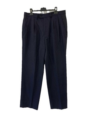 Paul & Shark Yachting Made in Italy Pleated Dress Pants Men's 34x29 Navy Wool#P6