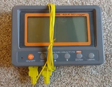 Digital 4 Channel Temperature Recorder SD Card Data Logger + 2 thermocouples