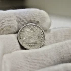 1876 US Seated Liberty Quarter 25c Fine (Corrosion, Cleaned)