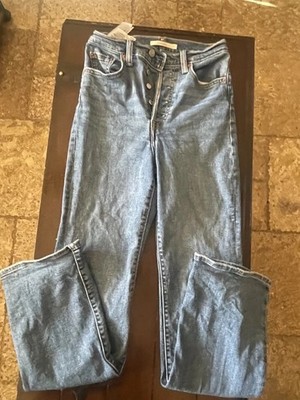 Women s Levi s Ribcage High Waisted Bootcut Denim Jeans
