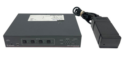 Extron 60-1604-01 SW4 HD 4K PLUS 4K/60 HDMI Switcher w Ethernet Monitoring + PSU