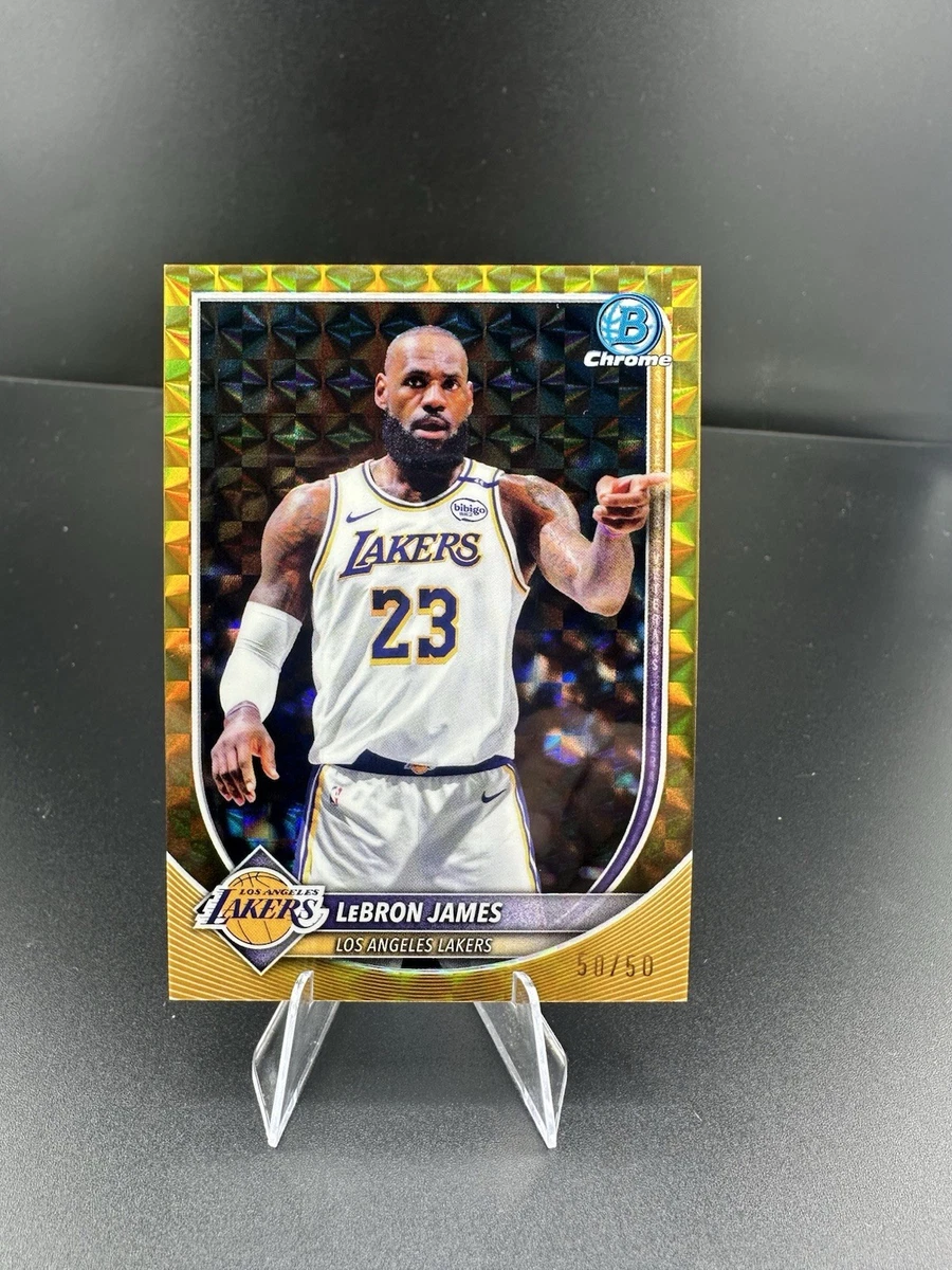 Bowman LeBron James Basketball Serial Numbered Sports Trading