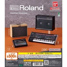 Roland MINIATURE COLLECTION Complete Set of 4 Capsule Toy BANDAI JAPAN 2025