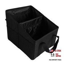 Black Trunk Organizer for Car Seats - Front or Backseat Organizer