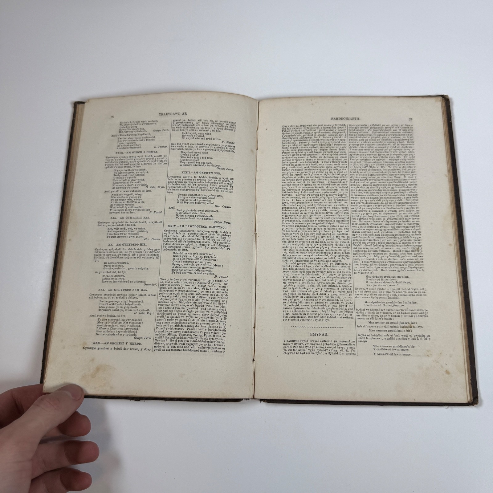 Bardic Craft Repentance by G Williams 1853 Antique Book Welsh lng