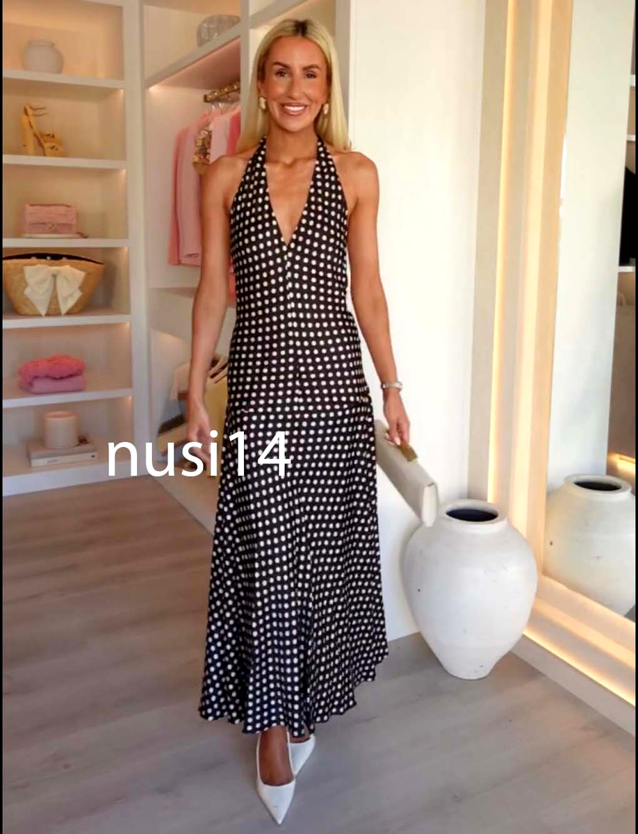 ワンピース Her lip to Polka-Dot Open Shoulder Dress Her lip to Polka-Dot Open Shoulder Dress（her lip to Polka