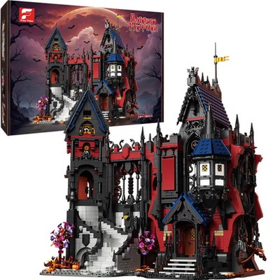 3540PCS Vampire Castle Bausteine Gothic Horror Schloss Modell Ziegel Kinder DIY