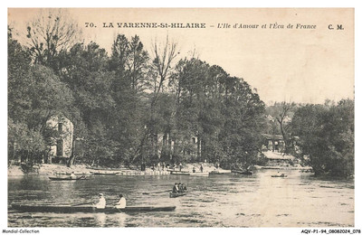 AQVP1-0040-94 - LA VARENNE-SAINT-HILAIRE - L'ILE D'AMOUR ET L'ÉCU DE FRANCE