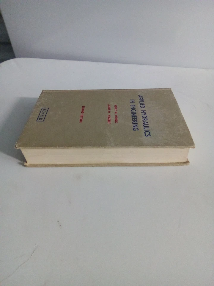 Applied Hydraulics In Engineering 2e By Morris & Wiggert Foto 4 de 4