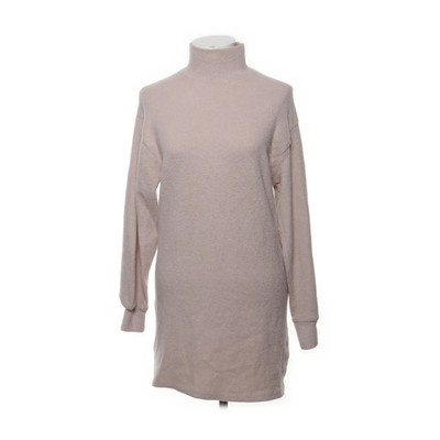 Bershka, Rollkragenkleid, Größe: S, Beige, Elasthan/Polyester/Viskose #MHn