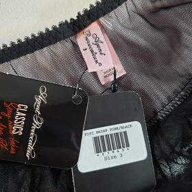 Agent Provocateur Fifi Brief AP3 Black Pink Lace