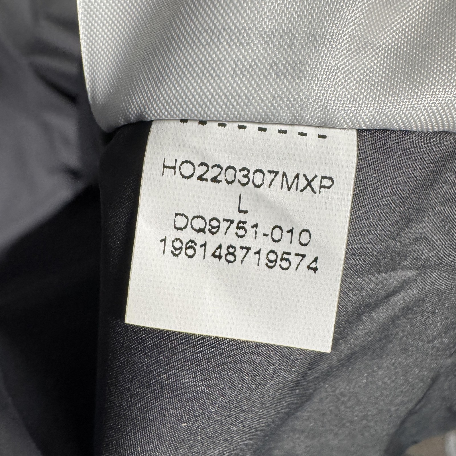 Jordan Parka Coat Womens Large Black Down Puffer Flight Hooded Long Nike Jacket thumbnail 8