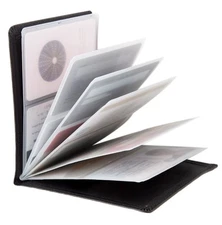 RFID Blocking Wallet - Leather Business Credit Card Holder Case/Wallet Insert