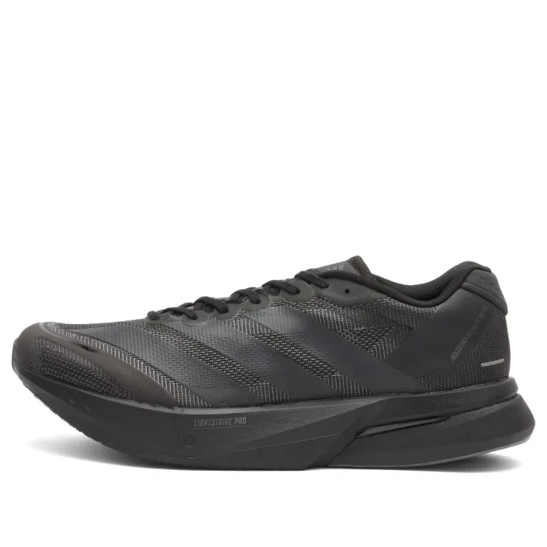 Adidas Adizero Boston 13 Sneaker in Black, Carbon Shoes