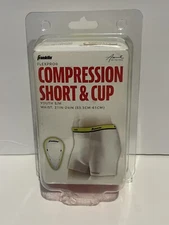 Franklin Flexpro Youth Compression Short with Cup - S/M Waist: 21 in-24in