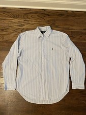 Polo Ralph Lauren Long Sleeve Button Down Yarmouth Classic Fit 16 1/2 34/35