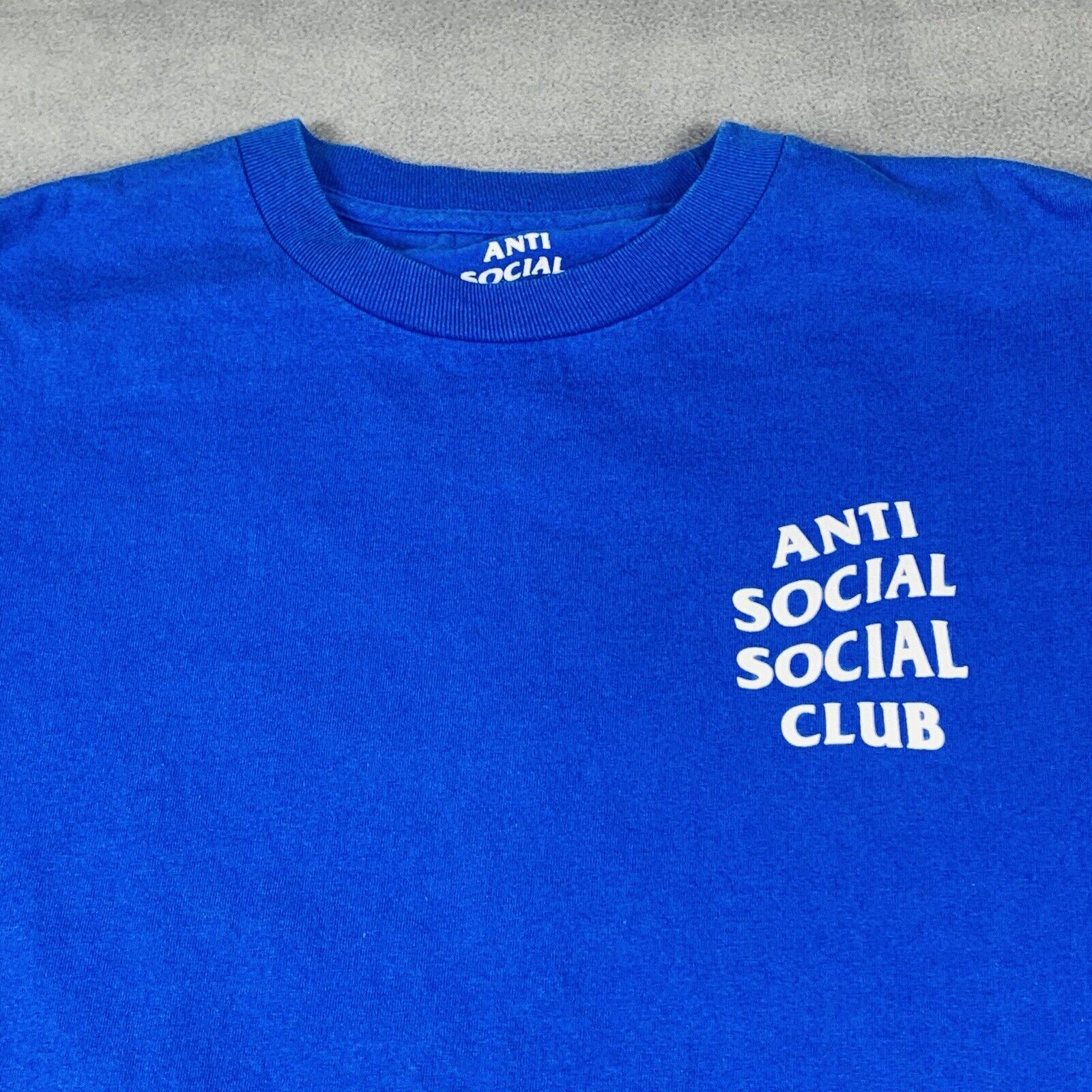 Anti Social Social Club Shirt Adult M Blue Short … - image 2