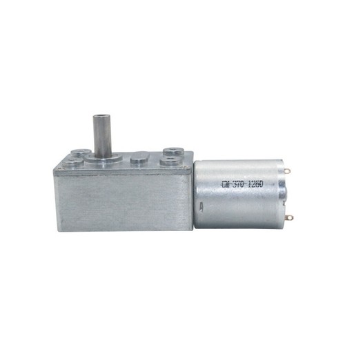 DC 12V Metal Gear High Torque Turbine Turbo Worm Geared Reduction Motor 6-160RPM - Picture 6 of 6