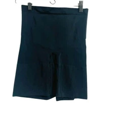 SPANX Size Large Shaping Bottom Black Slimming Smoothing Black Mid Thigh