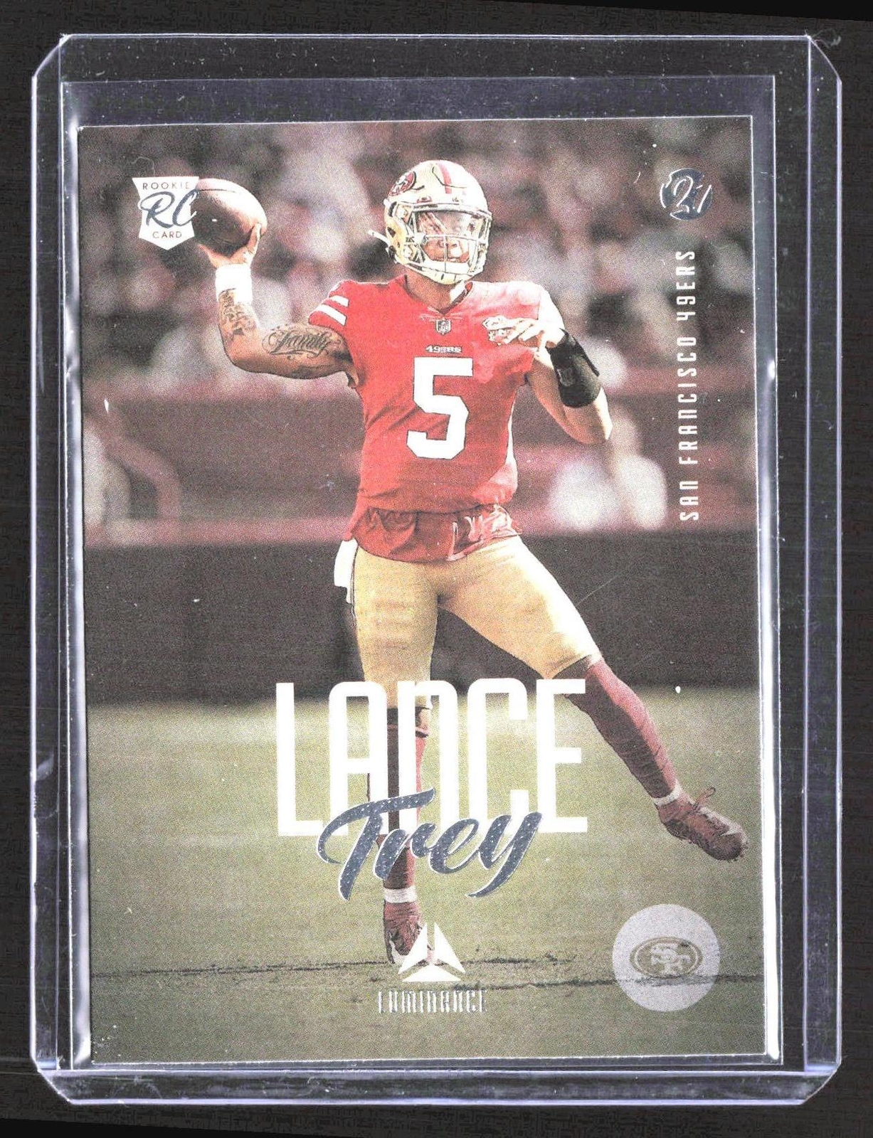 2021 Panini Chronicles Trey Lance Luminance Update Rookies #204
