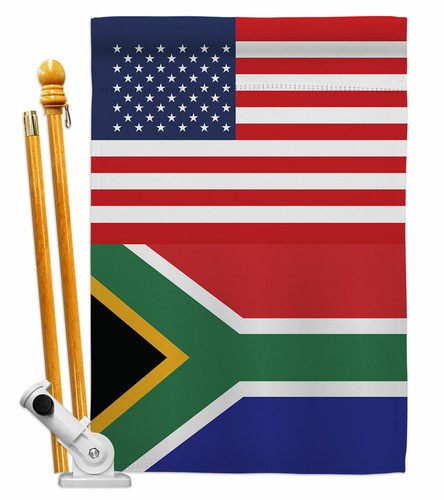 South Africa US Friendship Garden Flag Nationality Regional Gift House Banner - Picture 6 of 17