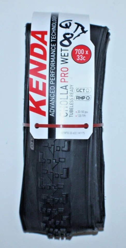 Kenda Cholla PRO Wet Bike Tire 700x33c Tubeless Gravel Mud Off-Road USA Shipper - Image 2 of 4