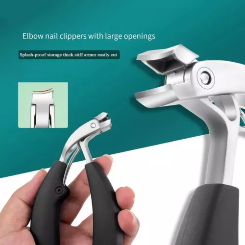 Toenail Clippers for Thick Ingrown Nails Heavy Duty Toe Nail Clippers Seniors - Picture 7 of 19