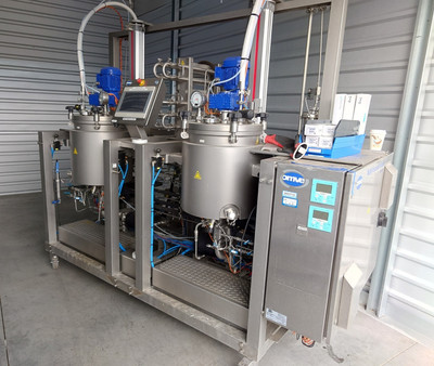 OMVE MPV3100 PILOT MULTI PROCESSING FERMENTATION VESSEL TANKS ASEPTIC OR HYGENIC