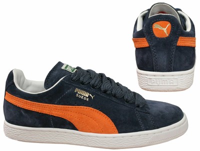 orange puma trainers