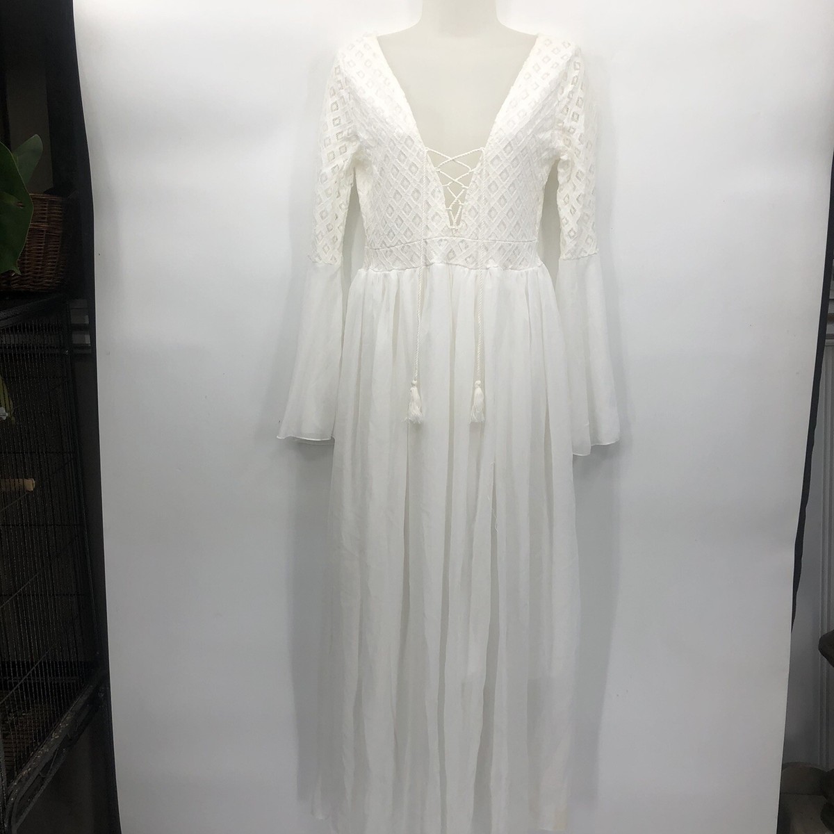 floral print strapless maxi dress Andrea Leo Magnolia Floral Print Strapless Gown A1134 6 / Champagne