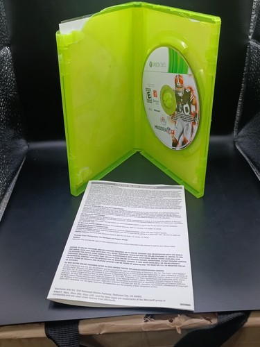 Madden NFL 12 (Microsoft Xbox 360, 2011) CIB *Cracked Case* Complete EA Sports - Picture 3 of 6