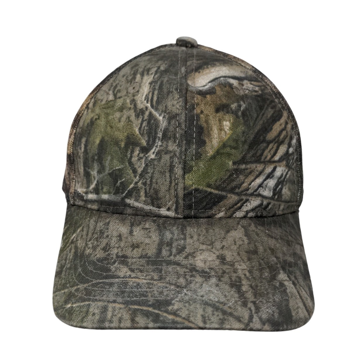 Outdoor Cap Strapback Mesh Back Trucker Hat Camouflage OSFM Blank