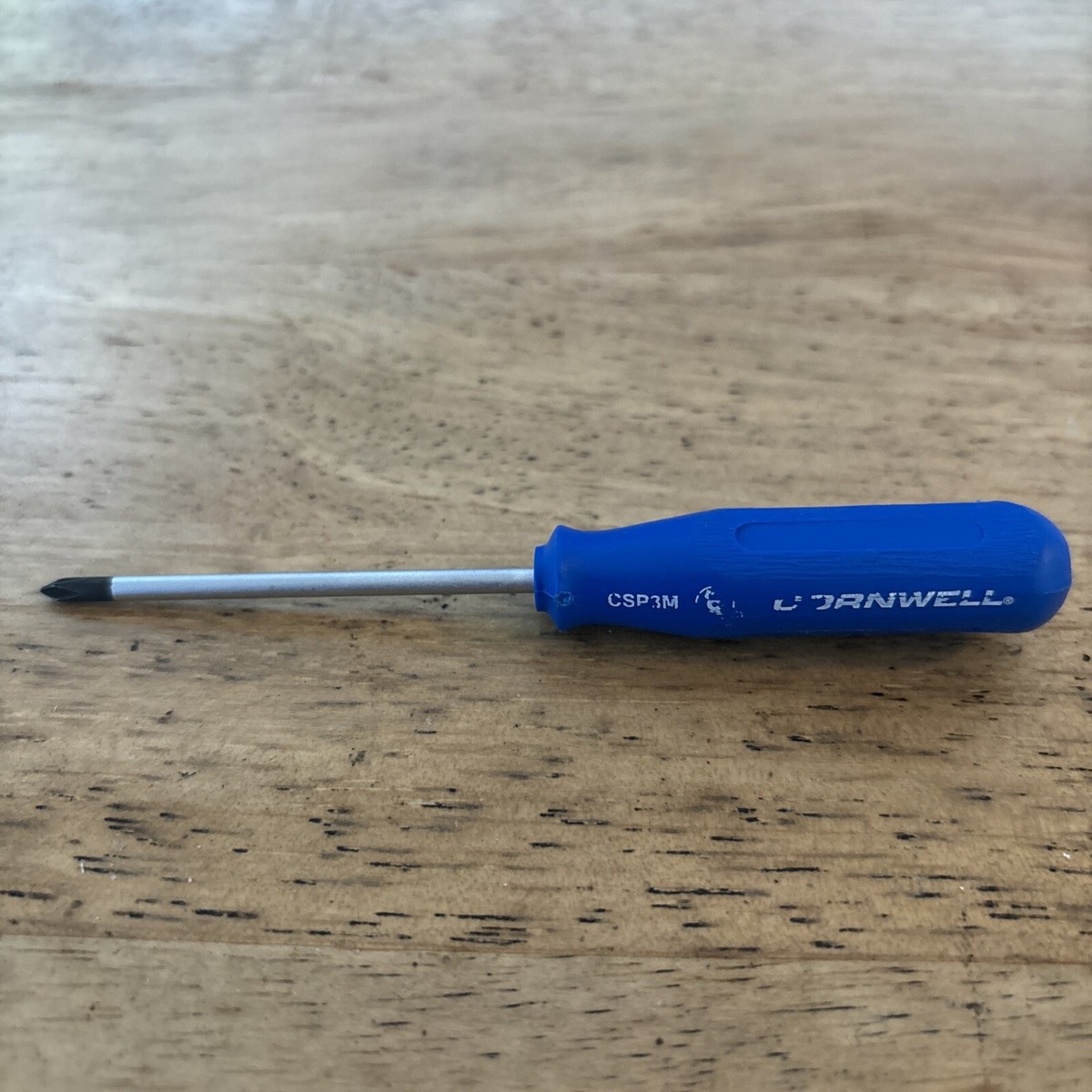 Cornwell Mini Pocket Phillips Screwdriver Magnetic Handle Blue