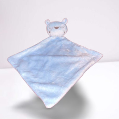 Cat Plush Comforter Teddy Sky blue New Born Soft toy Blanket Gift