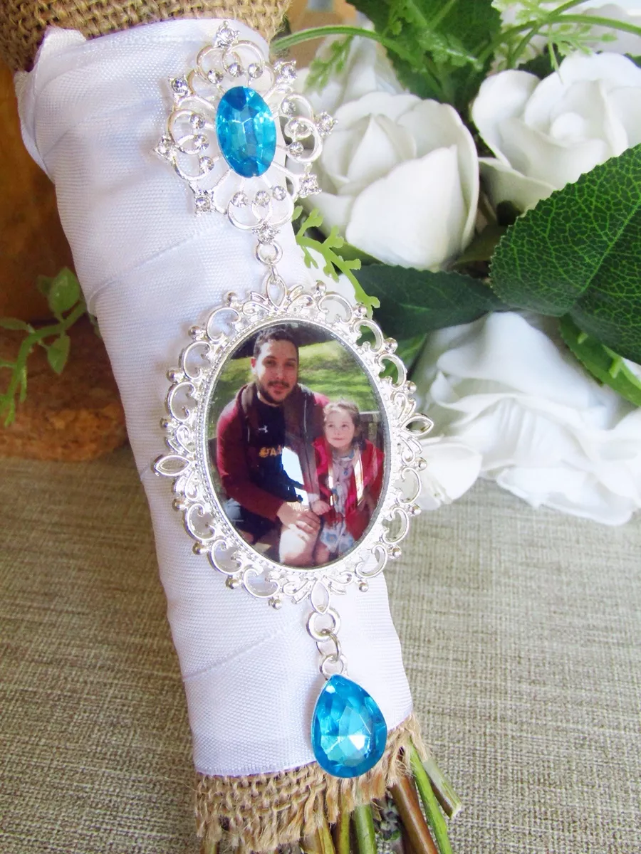 Memory brooch hotsell for bouquet