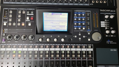 Tascam DM-24 Digital Mixer 32-Channel 8-Bus 24-bit/96kHz w/ Power, TDIF & Manual - Picture 5 of 11
