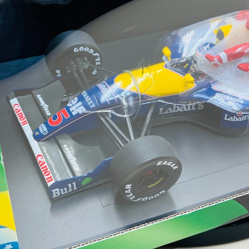 MINICHAMPS 1/18 Williams Renault FW14 British GP 1991 Ride on Senna 540911805 - Picture 7 of 13