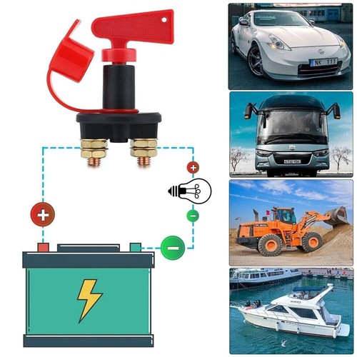 12V 24V Disconnect Battery Isolator Cut Off Kill Switch Key For Car Marine Boat - Picture 10 of 13