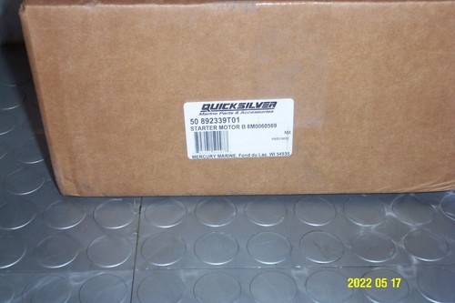 Mercury Marine Quicksilver Optimax and Verado Starter Motor OEM PN  50-892339T01 - Picture 7 of 9