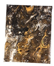 HANDMADE ACRYLIC POUR PAINTING ON 8X10 CANVAS, VARNISHED