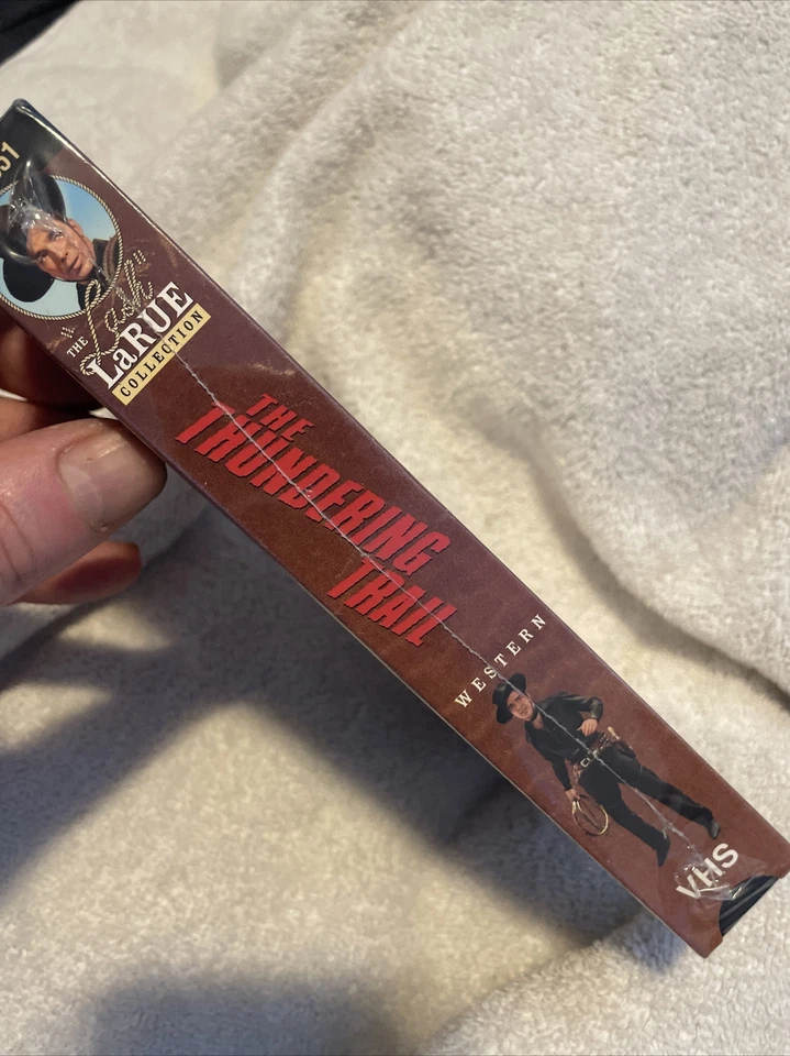 NEW The Lash LaRue Collection The Thundering Trail Fuzzy St. John B&W VHS - Image 3 of 4