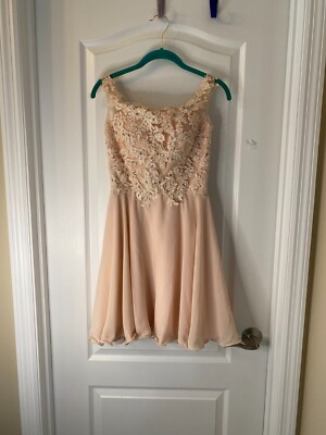 JJs House Formal Dress Pearl Pink Bust 30 In Waist 24 in New Without Tag |  eBay