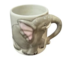 J.S.N.Y Elephant Mug Coffee Tea Cup Novelty Animal Decor Cute VINTAGE