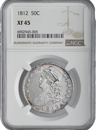 1812 Bust Half Dollar - XF Details, Cleaned (#58341-L) | eBay