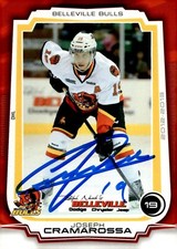 Joseph Cramarossa - Signed 2012-13 Belleville Bulls Team Issued Card #10