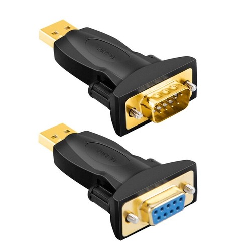 DB9 Male to Male 9 Pin Serial Port Usb 2.0 to RS232 Adapter Male / Female Plug