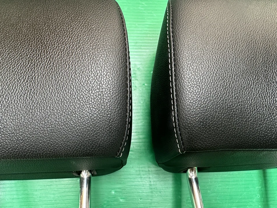 KIA XCEED REPOSACABEZAS CUERO JUEGO COMPLETO DE 2 DELANTEROS 3 TRASEROS NEGROS 2019-2025 - Imagen 4 de 4