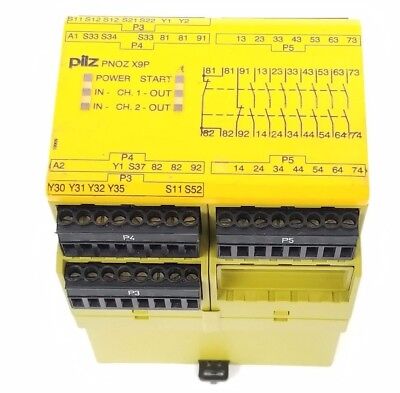 Details about   PILZ Safety Relay PNOZX9P24VDC7N/O2N/C2SO Used #66526
